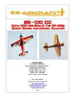 Предварительный просмотр 2 страницы Aircraft Modelers Research Extra 300 Mid-Wing Manual