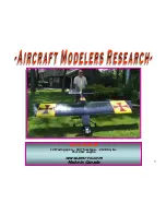 Aircraft Modelers Research Giant Stick 85 User Manual предпросмотр