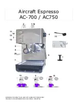 Предварительный просмотр 1 страницы Aircraft Espresso AC-700 Instruction Manual