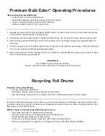 Preview for 4 page of Aircycle Bulb Eater VRS Premium Manual