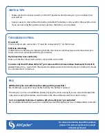 Preview for 2 page of AirCycler g2-k Installation Testing Manual