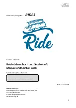 Preview for 2 page of AirDesign RIDE 3 Manual And Service Book