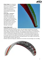 Preview for 8 page of AirDesign RISE 3 Manual And Service Book