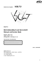 Preview for 2 page of AirDesign VOLT 3 Manual And Service Book