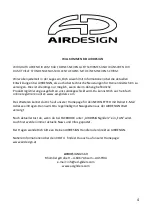 Preview for 5 page of AirDesign VOLT 4 Manual