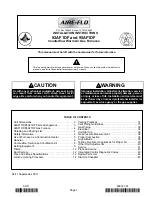 Aire-Flo 92AF1DF Installation Instructions Manual preview