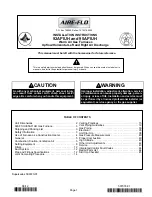 Предварительный просмотр 1 страницы Aire-Flo 92AF1UH Installation Instructions Manual