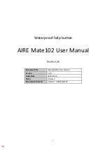 Предварительный просмотр 1 страницы Aire Mate102 User Manual