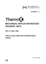 AIREDALE Barkell Therm X HR85 Installation, Operation And Maintenance Manual предпросмотр