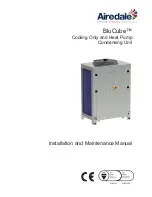 Preview for 1 page of AIREDALE BluCube CUR092V16-1CO-0 Installation And Maintenance Manual