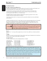 Preview for 2 page of AIREDALE BluCube CUR092V16-1CO-0 Installation And Maintenance Manual