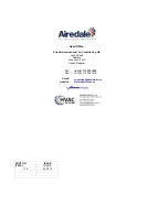 Предварительный просмотр 26 страницы AIREDALE CR12 - CR165 Technical Manual