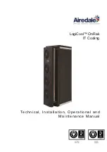 AIREDALE LogiCool OnRak Technical, Installation, Operational And Maintenance Manual предпросмотр