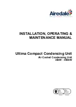 AIREDALE Ultima Compact UCCU100D-2/1 Installation Operating & Maintenance Manual preview