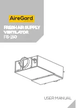AireGard FS-150 User Manual preview