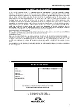 Preview for 8 page of Airelec A691491 User Manual And Installation Manual