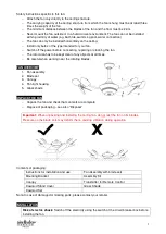 Preview for 2 page of aireRyder eFan FN4113 Series Instructions For Installation And Use Manual