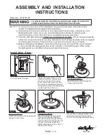 Предварительный просмотр 2 страницы aireRyder FN 52180 Assembly And Installation Instructions