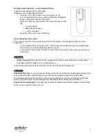 Предварительный просмотр 5 страницы aireRyder FN433 series Instructions For Installation And Use Manual