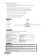 Предварительный просмотр 2 страницы aireRyder FN66636 Instructions For Installation And Use Manual