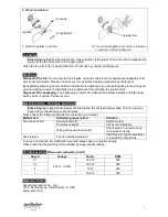 Preview for 6 page of aireRyder Toledo FN11146 Instructions For Installation And Use Manual