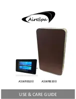 AireSpa ASWRB100 Use & Care Manual preview