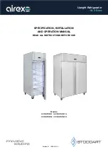 Предварительный просмотр 1 страницы AIREX AXR.URGN.1 Specification, Installation And Operation Manual