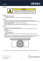 Предварительный просмотр 7 страницы AIREX AXR.URGN.1 Specification, Installation And Operation Manual