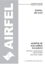 Airfel ECOFEL KB1-24CE Installation And Operation Instructions Manual preview