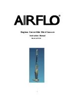 Предварительный просмотр 1 страницы AIRFLO AFV 801 Instruction Manual