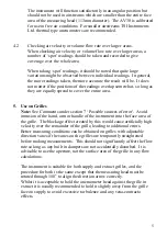 Preview for 5 page of Airflow Instruments AV 30 Operating Instructions Manual