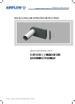 Preview for 1 page of Airflow 8QRKDE Installation And Operating Instructions Manual