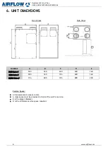 Preview for 6 page of Airflow 90001243 User, Maintenance And Installation Manual