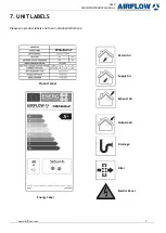 Preview for 7 page of Airflow 90001243 User, Maintenance And Installation Manual