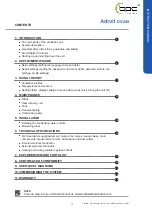 Предварительный просмотр 3 страницы Airflow Adroit DV245 Series Instruction Manual