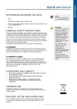 Preview for 3 page of Airflow Adroit DV51 Instruction Manual