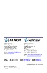 Предварительный просмотр 16 страницы Airflow AXD610 Operation And Service Manual