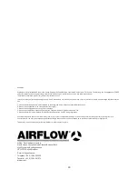 Preview for 21 page of Airflow QT 150HT Installation And Operating Instructions Manual