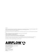 Preview for 20 page of Airflow QT 150VS Installation And Operating Instructions Manual