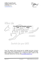 Предварительный просмотр 16 страницы Airflow S009 Instructions To Fit