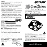 Airflow SunShine Threesome 6500ATP Installation Instructions And Warranty предпросмотр