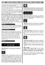 Предварительный просмотр 9 страницы AIRFORCE AXIAL DOWNDRAFT Instruction On Mounting And Use Manual