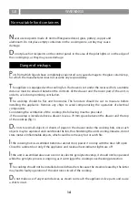 Предварительный просмотр 14 страницы AIRFORCE Centrale Aria e Luce Instruction On Mounting And Use Manual