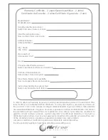 Preview for 32 page of Airfree Babyair E125 Instruction Manual