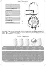 Предварительный просмотр 5 страницы Airfree Iris 125 Instruction Manual