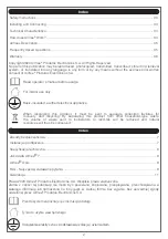 Preview for 2 page of Airfree WM 140 Instructions Manual