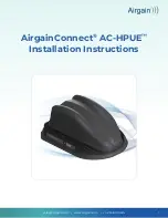 Airgain Connect AC-HPUE Installation Instructions Manual preview