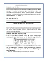 Preview for 4 page of AirHawk AH 265 User Manual