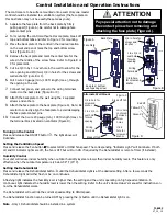 Airia 99-BC04 Installation And Operation Instructions предпросмотр