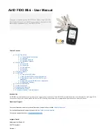AiRide FIDO Mini User Manual preview